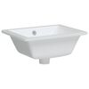 vidaXL Lavabo de ba&ntilde;o rectangular cer&aacute;mica blanco 39x30x18,5 cm