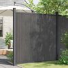 vidaXL Panel de valla WPC gris 173x186 cm