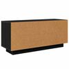 vidaXL Gabinete de TV Roble Negro 102 x 35 x 45 cm