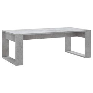 vidaXL Mesa de centro madera de ingenier&iacute;a gris hormig&oacute;n 102x50x35 cm