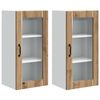 vidaXL Mueble de Cocina 2 pcs Roble artesanal 40 x 31 x 80 cm