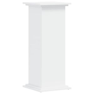 vidaXL Soportes para plantas madera de ingenier&iacute;a blanco 33x33x80 cm