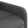 vidaXL Sill&oacute;n de masaje reclinable de tela gris oscuro