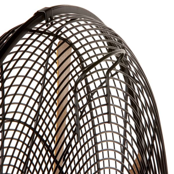 DOMO Ventilador de pie 45 cm 50 W beige y negro