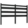 vidaXL Cabecero de cama madera maciza de pino negro 141x4x100 cm