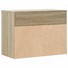vidaXL Banco zapatero madera contrachapada roble Sonoma 60x30x45 cm