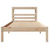 vidaXL Estructura de cama sin colchón madera maciza de pino 90x190 cm