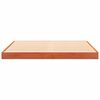 vidaXL Cama sin colch&oacute;n madera maciza de pino marr&oacute;n cera 140x200 cm
