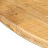 vidaXL Mesa de comedor madera de mango rugosa redonda 175x75 cm