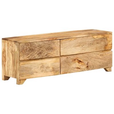 vidaXL Mueble para TV madera maciza de mango 110x30x40 cm
