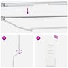 vidaXL Toldo Retr&aacute;ctil El&eacute;ctrico Burdeos 3 x 2 m