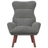 vidaXL sill&oacute;n Gris oscuro 69 x 74 x 93 cm Terciopelo