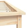 vidaXL Estructura de cama madera maciza de pino 180x200 cm