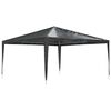 vidaXL Carpa profesional para fiestas gris antracita 90 g/m&sup2; 4x4 m