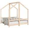 vidaXL Estructura de cama deni&ntilde;os madera maciza de pino 2x(70x140) cm