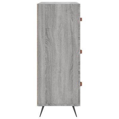 vidaXL Cómoda madera de ingeniería gris Sonoma 69,5x34x90 cm