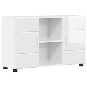 vidaXL Aparador FLORIN 88,5 x 30,5 x 55,5 cm brillante