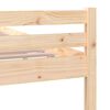 vidaXL Estructura de cama doble sin colch&oacute;n madera maciza 135x190 cm