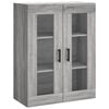 vidaXL Armario de pared gris Sonoma 69,5x34x90 cm