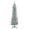 vidaXL &Aacute;rbol de Navidad artificial 210 cm PVC, Metal y Pl&aacute;stico