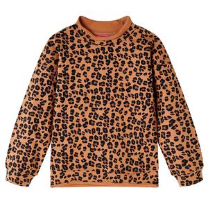 Sudadera infantil color co&ntilde;ac claro 92