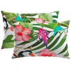 vidaXL Funda de almohada 2 pcs HEERLEN Multicolor 30 x 50 cm Poli&eacute;ster