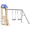 vidaXL Parque infantil de exterior de madera maciza de pino