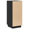 vidaXL Aparador 2 uds madera maciza de pino negro 31,5x34x75 cm