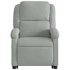 vidaXL Sill&oacute;n de masaje reclinable elevable terciopelo gris claro
