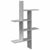 vidaXL Estante de pared Sonoma gris 61 x 15 x 102 cm