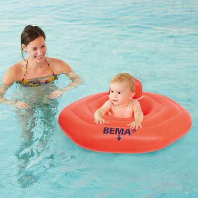 BEMA Asiento de natación de bebé PVC naranja