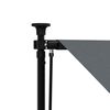 vidaXL Toldo retr&aacute;ctil de tela y acero gris antracita 300x150 cm