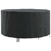vidaXL Funda para muebles Negro 182 x 182 x 71 cm Tela Oxford 210D