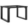 vidaXL Patas de mesa de centro estructura O acero 60x40x38 cm
