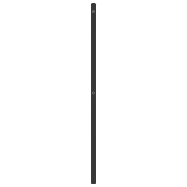 vidaXL Cabecero de metal negro 193 cm