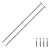 vidaXL Rejas para ventanas 1000-1500 mm Acero Galvanizado Plateado