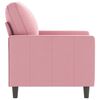 vidaXL Sill&oacute;n de terciopelo rosa 60 cm
