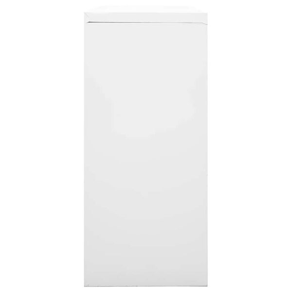 vidaXL Armario con puerta corredera gris acero 90x40x90 cm