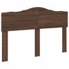 vidaXL Cabecero Roble Marr&oacute;n Madera contrachapada