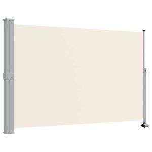 vidaXL Toldo lateral retr&aacute;ctil para patio 160x300 cm crema