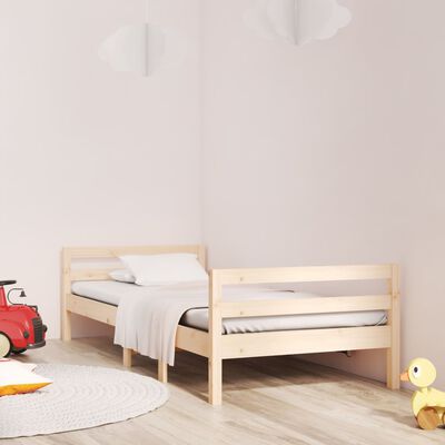 Estructura de cama,Cama industrial madera maciza 90x190 cm vidaXL