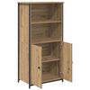 vidaXL Alacena Roble artesanal 62 x 36 x 121,5 cm Madera contrachapada