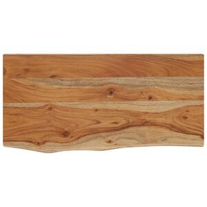 vidaXL Estante pared rectangular madera acacia borde vivo 40x20x2,5 cm