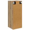 vidaXL Armario de pared Roble artesanal 34,5 x 34 x 90 cm