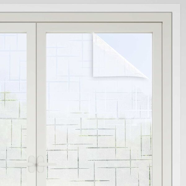 vidaXL Film de Ventana Est&aacute;tico Patr&oacute;n de estrellas 45 x 500 cm PVC