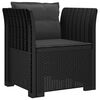 vidaXL Sill&oacute;n Individual con Cojines Apariencia de Ratan PP