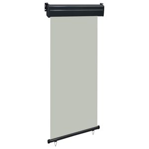 vidaXL Toldo lateral de balc&oacute;n gris 85x250 cm