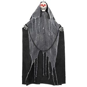 vidaXL Segador de almas colgante para Halloween SPOOKA Negro