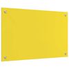 vidaXL Salpicadero de cocina Amarillo 80 x 50 cm vidrio templado