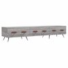 vidaXL Mueble de TV madera de ingenier&iacute;a gris Sonoma 150x36x30 cm
